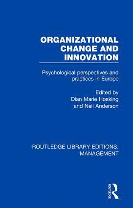 Organizational Change and Innovation 1