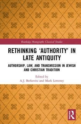 bokomslag Rethinking 'Authority' in Late Antiquity