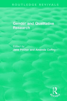 Jane Pilcher, Amanda Coffey - Gender and Qualitative Research (1996), Inbunden