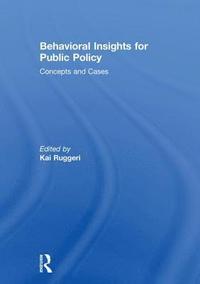 bokomslag Behavioral Insights for Public Policy