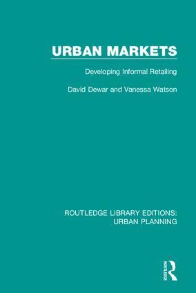 David Dewar, Vanessa Watson - Urban Markets, Inbunden