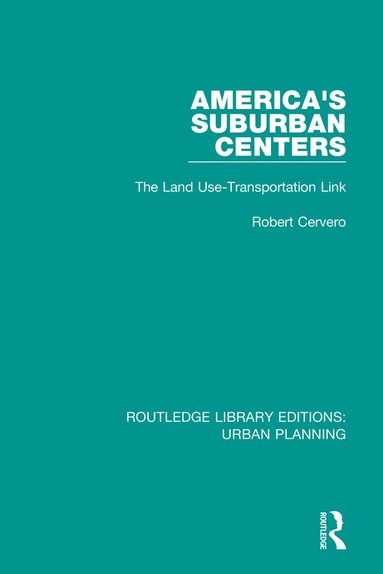 bokomslag America's Suburban Centers