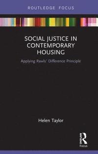 bokomslag Social Justice in Contemporary Housing