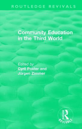 Cyril Poster, Jürgen Zimmer - Community Education in the Third World, Inbunden