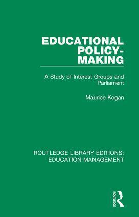 Maurice Kogan - Educational Policy-making, Inbunden