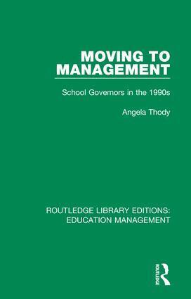 Angela Thody - Moving to Management, Inbunden