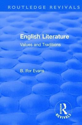 Routledge Revivals: English Literature (1962) 1