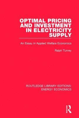 Optimal Pricing and Investment in Electricity Supply 1