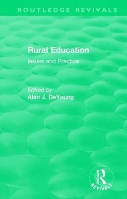 bokomslag Rural Education (1991)