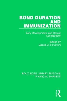 Gabriel Hawawini - Bond Duration and Immunization, Inbunden