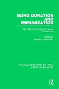 bokomslag Bond Duration and Immunization