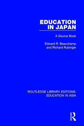 Edward R. Beauchamp, Richard Rubinger - Education in Japan, Häftad