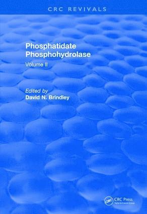 bokomslag Phosphatidate Phosphohydrolase (1988)
