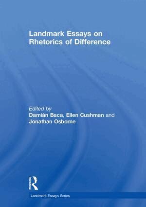 Damian Baca, Ellen Cushman, Jonathan Osborne - Landmark Essays on Rhetorics of Difference, Inbunden