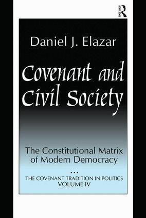 Daniel Elazar - Covenant and Civil Society, Häftad