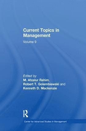 Current Topics in Management