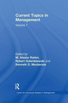 bokomslag Current Topics in Management