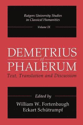 bokomslag Demetrius of Phalerum