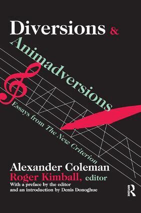 Alexander Coleman - Diversions and Animadversions, Häftad