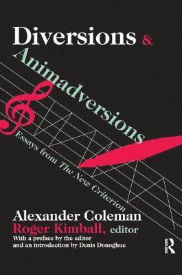 Diversions and Animadversions 1