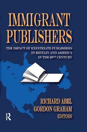 Richard Abel - Immigrant Publishers, Häftad