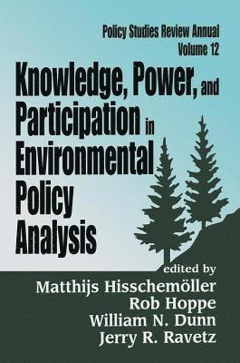 bokomslag Knowledge, Power, and Participation in Environmental Policy Analysis