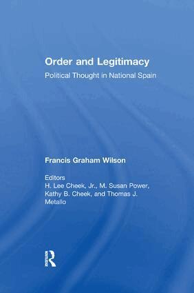 Francis Graham Wilson, USA) Cheek Jr., H. Lee (East Georgia State College, USA) Power, M. Susan (Hamlin University, Kathy B. Cheek, USA) Metallo, Thomas (Liberty University - Order and Legitimacy, Häftad