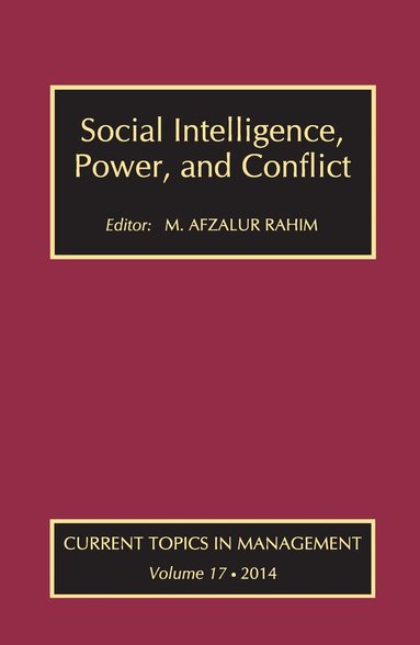 M. Afzalur Rahim - Social Intelligence, Power, and Conflict, Häftad