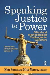 bokomslag Speaking Justice to Power