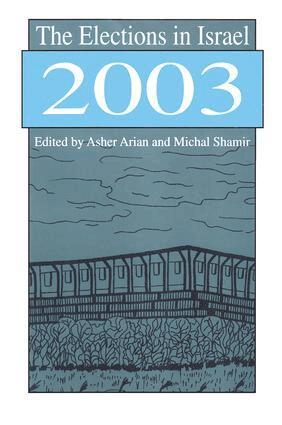 Michal Shamir - Elections in Israel 2003, Häftad