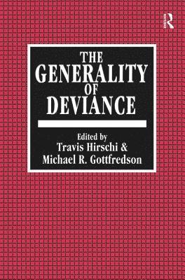 bokomslag The Generality of Deviance