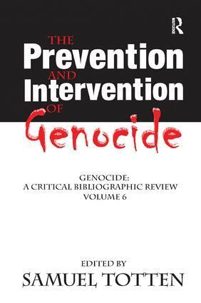 Samuel Totten - Prevention and Intervention of Genocide, Häftad
