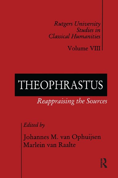 Johannes M. van Ophuijsen, Marlein van Raalte - Theophrastus, Häftad