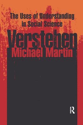 Michael Martin - Verstehen, Häftad