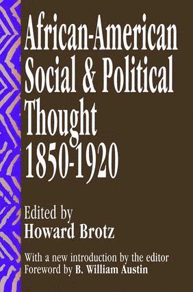 bokomslag African-American Social and Political Thought