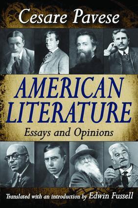 Cesare Pavese, Cesare Pavese - American Literature, Inbunden