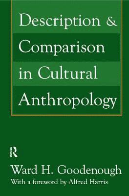 Description and Comparison in Cultural Anthropology 1