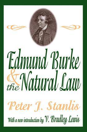 bokomslag Edmund Burke and the Natural Law