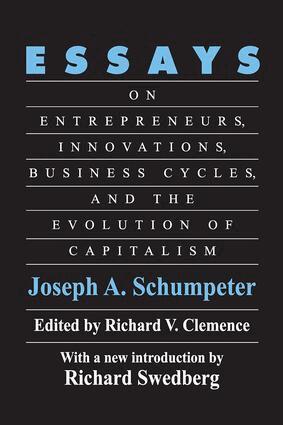 Joseph A. Schumpeter - Essays, Inbunden