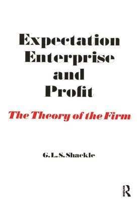 bokomslag Expectation, Enterprise and Profit