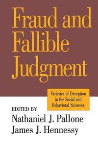 bokomslag Fraud and Fallible Judgement