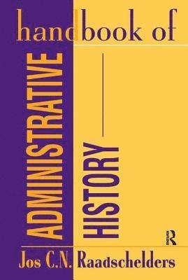 Handbook of Administrative History 1