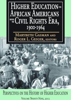 Craig LaMay, Marybeth Gasman - Higher Education for African Americans Before the Civil Rights Era, 1900-1964, Inbunden