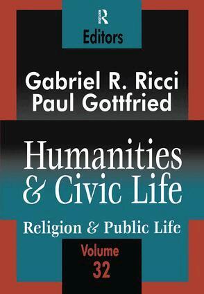 Paul Edward Gottfried, Paul Edward Gottfried, USA) Ricci, Gabriel (Professor of Humanities, Elizabethtown College, PA, Gabriel Ricci - Humanities and Civic Life, Inbunden