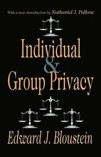 bokomslag Individual and Group Privacy