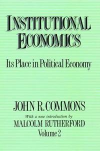 bokomslag Institutional Economics