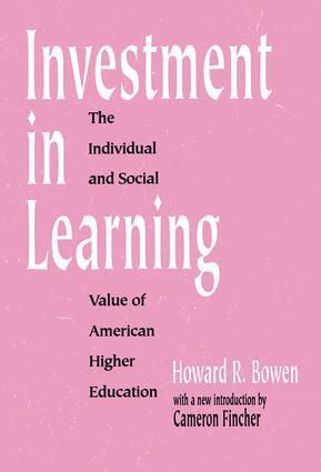 Howard Bowen - Investment in Learning, Inbunden