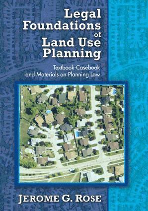 bokomslag Legal Foundations of Land Use Planning