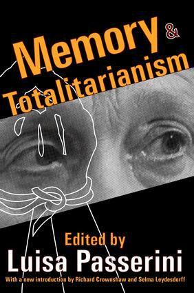 Luisa Passerini, Luisa Passerini - Memory and Totalitarianism, Inbunden