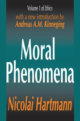Nicolai Hartmann, Nicolai Hartmann - Moral Phenomena, Inbunden